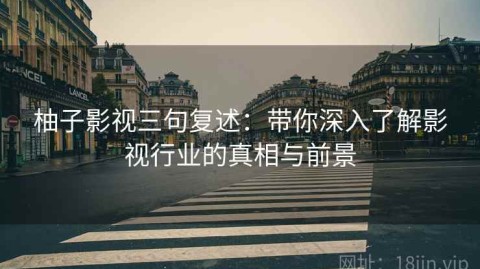 柚子影视三句复述：带你深入了解影视行业的真相与前景